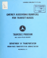 Energy Absorbing Bumpers for Transit Buses Transbus Program
