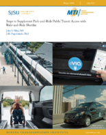 Steps To Supplement ParkandRide Public Transit Access With RideandRide Shuttles