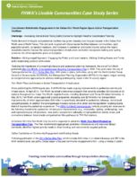 Coordinated Stakeholder Engagement in the DallasFort Worth Region Spurs Active Transportation Facilities