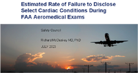 Estimated Rate of Failure to Disclose Select Cardiac Conditions During FAA Aeromedical Exams