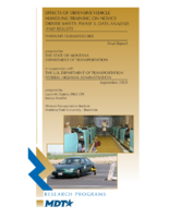 Effects of Defensive Vehicle Handling Training on Novice Driver Safety Phase 3 Data Analysis and Results