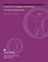 Travel Time Displays At Freeway Entrance Approaches