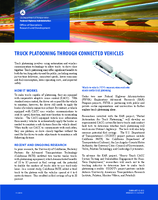 Truck Platooning Through Connected Vehicles