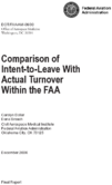 Comparison of IntenttoLeave With Actual Turnover Within the FAA