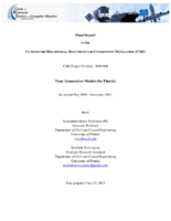 Tour Generation Models for Florida for Period May 2009November 2011