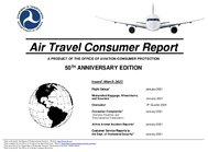 Air Travel Consumer Report March 2021
