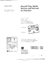 Aircraft Fires Smoke Toxicity and Survival An Overview