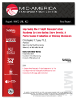 Improving the Freight Transportation Roadway System During Snow Events A Performance Evaluation of Deicing Chemicals