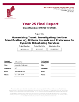 Humanizing Travel Investigating the User Identification of Attitude Towards and Preference for Dynamic Ridesharing Services