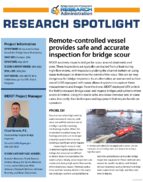 RemoteControlled Vessel Provides Safe and Accurate Inspection for Bridge Scour Summary