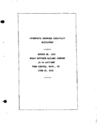 Interstate Commerce Commision Report of the Accident  Investigation Occuring on the GREAT NORTHERN YARNELL MT