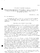 Interstate Commerce Commision Report of the Accident  Investigation Occuring on the SOUTHERN RAILWAY PIEDMONT S C