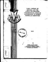 Taskcontrol of arousal and the effects of repeated unidirectional angular acceleration on human vestibular responses