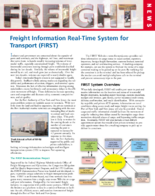 Freight Information RealTime System for Transport FIRST Freight Info