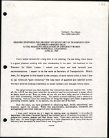 Remarks Prepared for Delivery by Secretary of Transportation Elizabeth Hanford Dole to the American Association of University Women