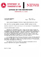 Department of Transportation News Releases for February 1971