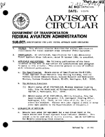 AC 150534528A Specification for L851 Visual Approach Slope Indicators