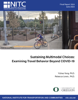 Sustaining Multimodal Choices Examining Travel Behavior Beyond COVID19