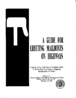A Guide for Erecting Mailboxes on Highways
