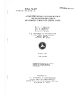 A Computer Program Functional Design of the Simulation Subsystem of an Automated Central Flow Control System