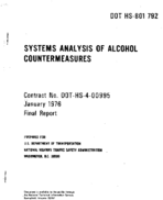 System Analysis of Alcohol Countermeasures