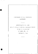 Interstate Commerce Commision Report of the Accident  Investigation Occuring on the LOUISVILLE AND NASHVILLE RAILROAD LADEN KY