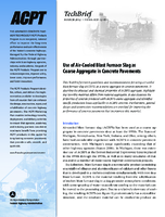 Use of AirCooled Blast Furnace Slag As Course Aggregate in Concrete Pavements