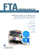 National Study on Carless and Special Needs Populations Mobilizing Your Community for Emergency Evacuation