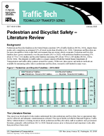 Pedestrian and Bicyclist Safety  Literature Review Traffic Tech