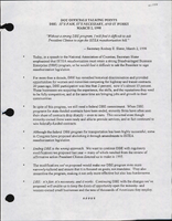 Secretary of Transportation Rodney Slater Speeches March 1998