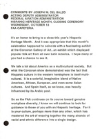 FAA Acting Administrator Joseph M Del Balzo Speeches OctoberDecember 1993