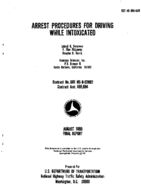 Arrest Procedures for Driving While Intoxicated