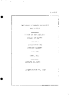 Interstate Commerce Commision Report of the Accident  Investigation Occuring on the SOUTHERN RAILWAY LAKE IL