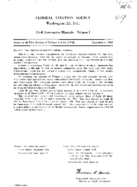 CAM 49 Notice To All FAA Holders Of Vol I Of The Cams New Issuance System For Volume I Manuals