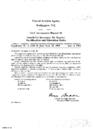 CAM 40 Supplement No 4  CAM 40 Dated Sept 15 1959 Revision To CAM 40