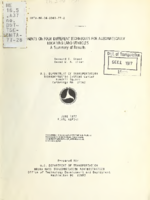 Experiments on Four Different Techniques for Automatically Locating Land Vehicles  A Summary of Results