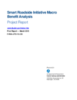 Smart roadside initiative macro benefit analysis project report