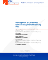 Development of Guidelines for Collecting Transit Ridership Data