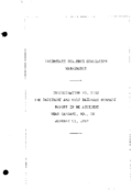 Interstate Commerce Commision Report of the Accident  Investigation Occuring on the BALTIMORE AND OHIO RAILROAD OAKLAND MD