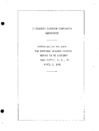 Interstate Commerce Commision Report of the Accident  Investigation Occuring on the SOUTHERN RAILWAY TOPTON N C