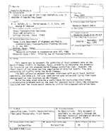 Truck Utilization of the I45N Contraflow Lane in Houstona Feasibility Study