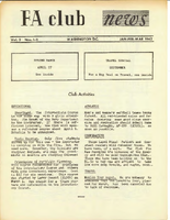 FA Club News JanuaryFebruaryMarch 1962