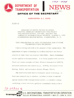 Remarks by Irwin Peter Halpern before the American Astronautical Society