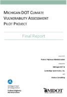 Michigan DOT Climate Vulnerability Assessment Pilot Project