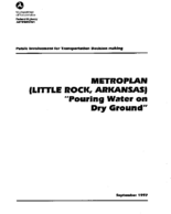 Metoplan Little Rock Arkansas Pouring water on dry ground