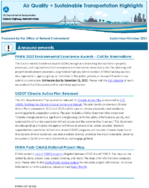 Air Quality  Sustainable Transportation Highlights SeptemberOctober 2021