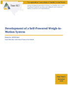 Development of a SelfPowered WeighinMotion System