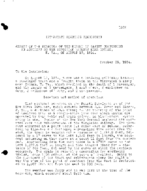 Interstate Commerce Commision Report of the Accident  Investigation Occuring on the VIRGINIAN RAILWAY DOTHAN WV