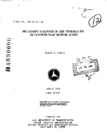 Preliminary evaluation of user terminals for an automated pilot briefing system