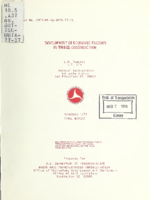 Development of Economic Factors in Tunnel Construction